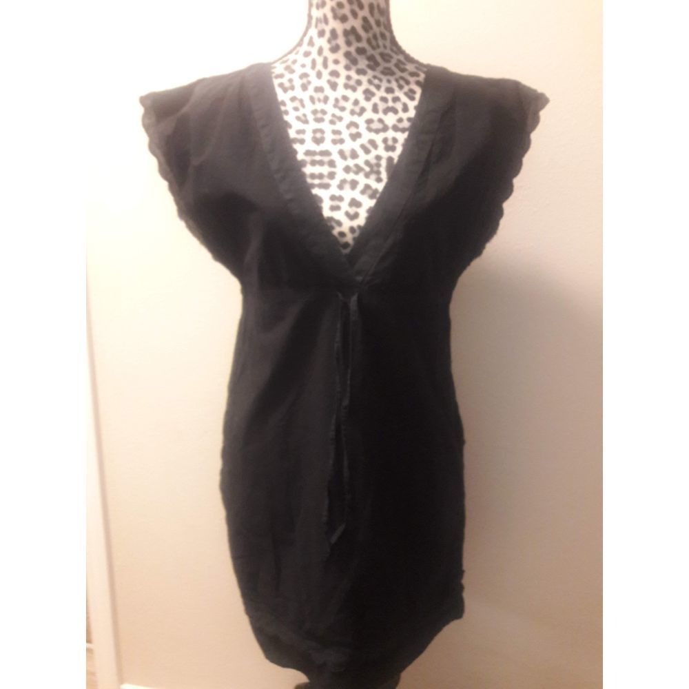 Volcom Women's Sleeveless Black Dress SZ M